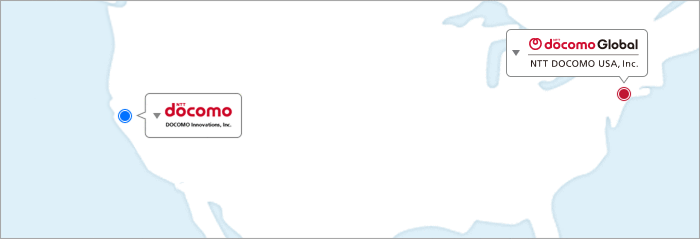 米州のエリアマップ