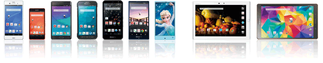 2014-2015冬春モデル端末