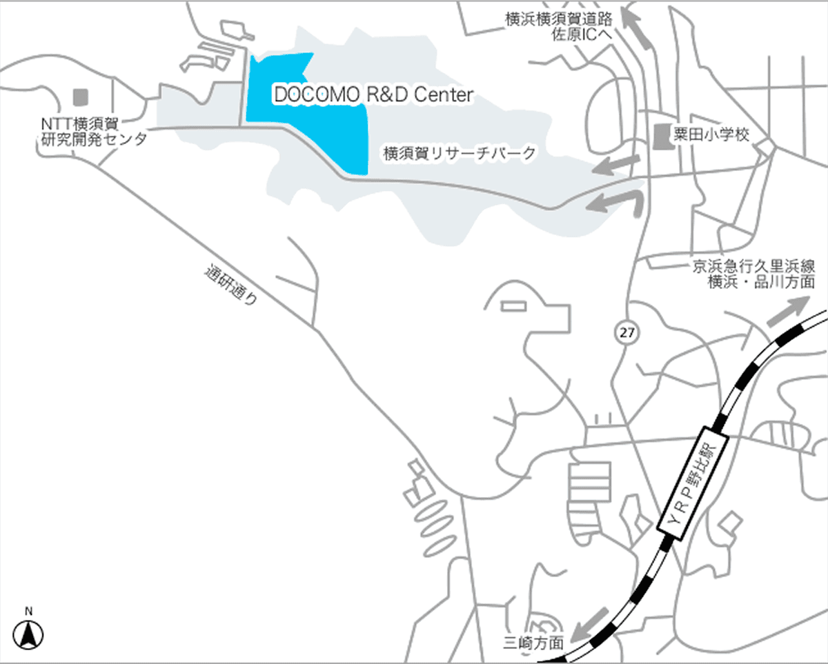 ドコモR&Dセンタの地図