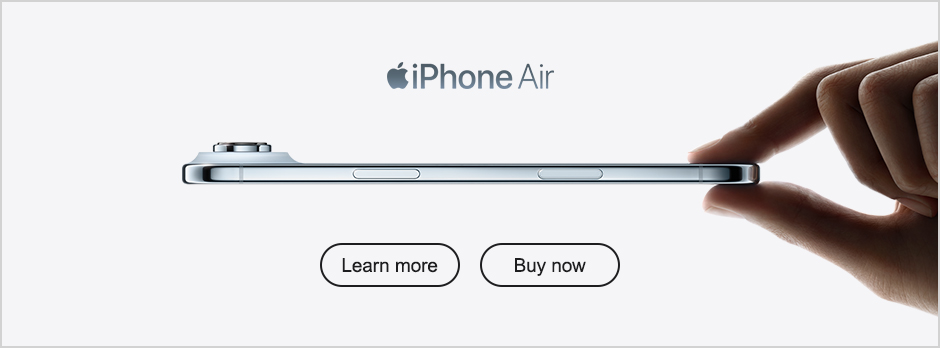 iPhone Air Learn more Buy now