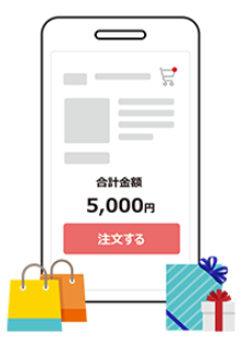 ショップ内に移動して商品の購入