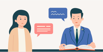 弁護士に相談している画像