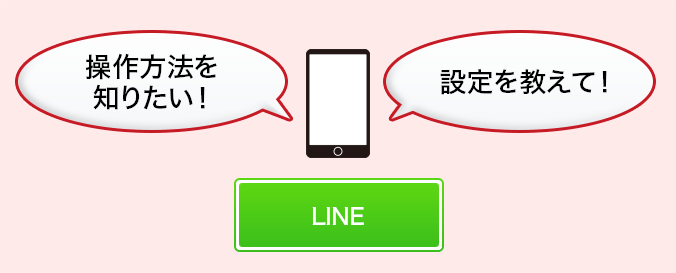 LINEでお問い合わせのイメージ画像