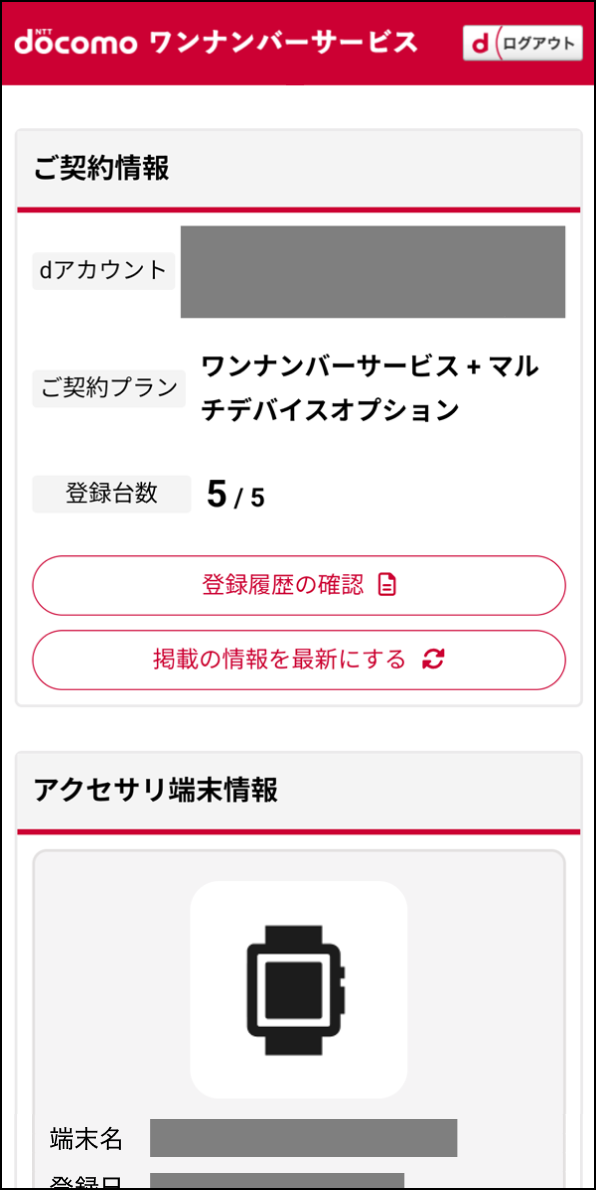 「ワンナンバーサービス 管理サイト」画面