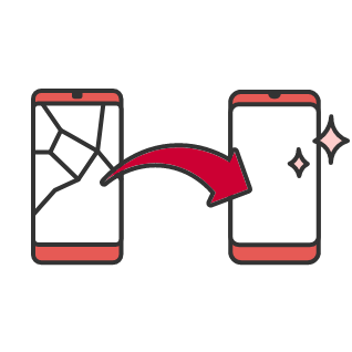 「スマホを修理／交換したい」のイメージ画像