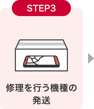 STEP3 修理を行う機種の発送